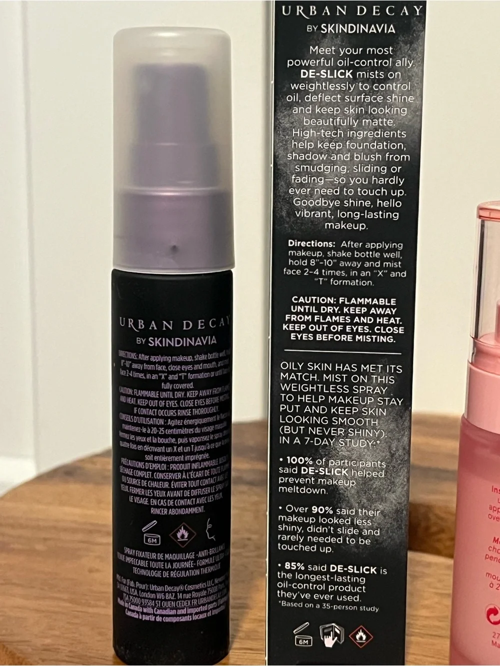 One/Size Powder Melt Glass Setting Spray & Urban Decay De-Slick Bundle